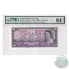 BC-32a 1954 Bank of Canada Devil's Face $10, Coyne-Towers, S/N: D/D3572326. PMG Certified Choice UNC