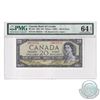 BC-33b 1954 Bank of Canada Devil's Face $20, Beattie-Coyne, S/N: D/E6653751. PMG Certified Choice UN