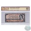 BC-34a 1954 Bank of Canada Devil's Face $50. Coyne-Towers, S/N: A/H1158556. BCS Certified EF-45 Orig