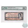 BC-34b 1954 Bank of Canada Devil's Face $50. Beattie-Coyne, S/N: A/H2036838. PMG Certified Choice AU