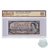BC-35a 1954 Bank of Canada Devil's Face $100, Coyne-Towers, BCS Certified EF-45 Original.