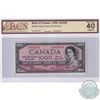 BC-36 1954 Bank of Canada Devil's Face $1000, Coyne-Towers S/N: A/K0004763. BCS Certified EF-40 Orig