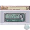 Image 1 : BC-37b-N5-ii 1954 Bank of Canada $1, Beattie-Rasminsky, Low Serial Number I/N0000003, BCS Certified 