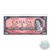 Image 3 : BC-38b-N3 1954 Bank of Canada $2 'Million Numbered Note' Beattie-Rasminsky, S/N A/U8000000 PMG Certi