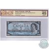 BC-39bA 1954 Bank of Canada Modified Replacement $5, Beattie-Rasminsky, S/N: *N/S0224789 BCS Certifi