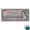 Image 3 : BC-40bA 1954 Bank of Canada Modified Replacement $10, Beattie-Rasminsky, S/N: *B/V0281194 PMG Certif