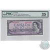 BC-40bA 1954 Bank of Canada Replacement $10, Beattie-Rasminsky, S/N: *U/T0234573 PMG Certified Choic