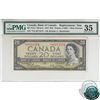 BC-41bA 1954 Bank of Canada Modified Replacement $20, Beattie-Rasminsky, S/N: *V/E0211574 PMG Certif