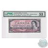 BC-44a 1954 1954 Bank of Canada Modified $1000, Beattie-Coyne, S/N: A/K0042942. PMG Certified AU-53 