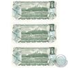 Image 2 : BC-46bA 3 sequential 1973 Bank of Canada Replacement $1, Crow-Bouey S/N: AAX3416843/44/45. CUNC