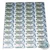 Image 1 : 1973 $1 Uncut Sheet of 40 Notes, 4x10 format, Prefix ECW. Scarcer Prefix that was issued in sheets. 