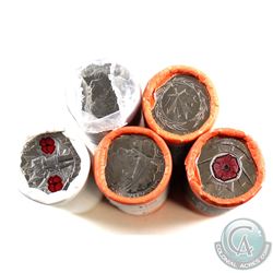 Rolls: 25-cent Original 2004 Poppy, 2005 Veterans, 2006 Bravery, 2010 Coloured Poppy & 2015 Some Col