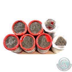 Rolls: 25-cent Original 2007 Curling, 2007 Ice Hockey, 2008 Bobsleigh, 2009 Women's Hockey, 2009 Spe
