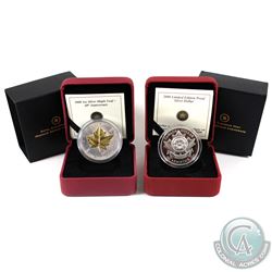 RCM Issue: 2008 Canada Poppy Limited Edition Proof Sterling Silver Dollar & 1988-2008 Canada $5 20th