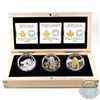 Image 1 : RCM Issue: 2014 Canada $20 Cougar Fine Silver 3-coin Series in Deluxe Case. You will receive Perched