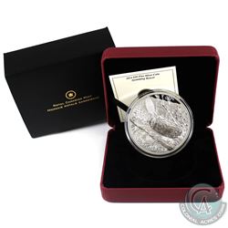 RCM Issue: 2014 Canada $50 Swimming Beaver 5oz Fine Silver Coin (Tax Exempt).