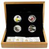 Image 1 : RCM Issue: 2015 Canada $20 Forests of Canada 4-Coin Fine Silver Set in Deluxe Display (sleeve bent o