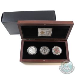 RCM Issue: 2015 Canada $25 Singing Moon Mask Fine Silver 3-coin Set (Tax Exempt).