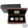 Image 1 : RCM Issue: 2015 Canada $25 Singing Moon Mask Fine Silver 3-coin Set (Tax Exempt).