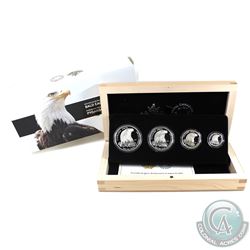 RCM Issue: 2015 Canada Bald Eagle Fractional Fine Silver 4-coin Set (Tax Exempt).