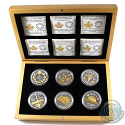 RCM Issue: 2015 Canada Legacy of the Nickel 6-Coin Fine Silver Set in Deluxe Box (Tax Exempt).