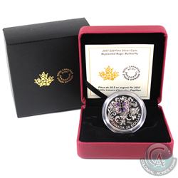 RCM Issue: 2017 Canada $20 Bejeweled Bugs - Butterfly Fine Silver Coin (Tax Exempt).