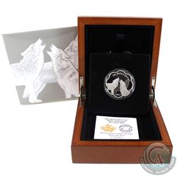 RCM Issue: 2017 Canada $20 Master of the Land - The Timber Wolf Fine Silver Coin (Tax Exempt).