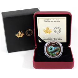 RCM Issue: 2017 Canada $20 Under the Sea - Sea Turtle Fine Silver Coin (Tax Exempt).