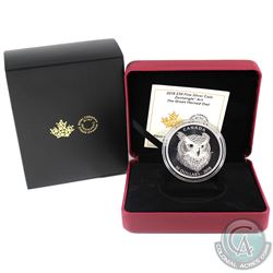 RCM Issue: 2018 Canada $30 Zentangle Art - The Great Horned Owl Fine Silver Coin (Tax Exempt).