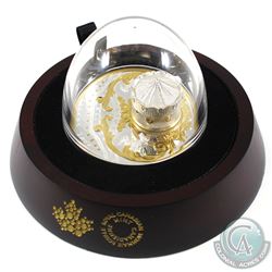 RCM Issue: 2018 Canada $50 Antique Carousel 6oz Fine Silver Coin (Tax Exempt). Very unique coin that
