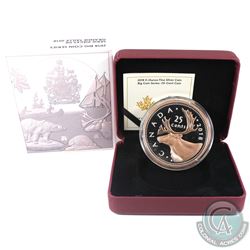 RCM Issue: 2018 Canada 25-cent Big Coin 5oz Rose-Gold Plated Fine Silver Coin (Tax Exempt).