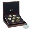 Image 1 : RCM Issue: 2019 Canada Big Coin 5oz. Reverse-Gold Plated Fine Silver 7-coin Set with Deluxe Subscrip