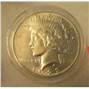 Image 1 : 1923 Peace silver dollar in AU condition