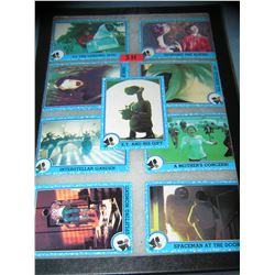 Collection of vintage ET collector cards
