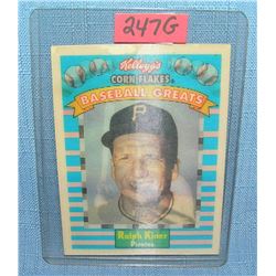 Ralph Kiner 3D Baseball card