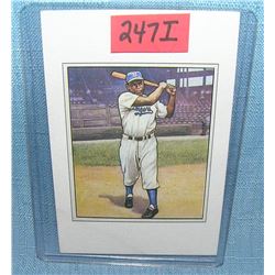 Jackie Robinson Bowman reprint Baseball card