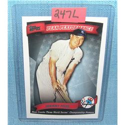 Johnny Mize Baseball card