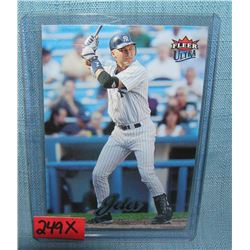 Derek Jeter all star baseball card