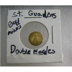 Mini St Gaudens double eagle gold coin