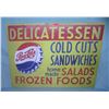 Image 1 : Pepsi Cola Delicatessen retro style advertising sign