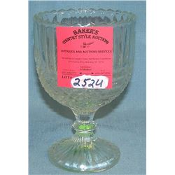 Vintage crystal goblet