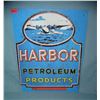 Image 1 : Harbor petroleum products retro style advertising sign