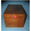 Image 1 : Antique oak hinged storage box