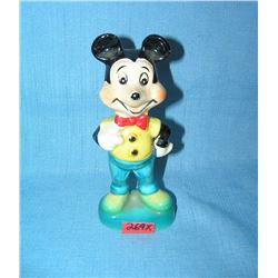 Early Mickey Mouse hand painted ceramic figure