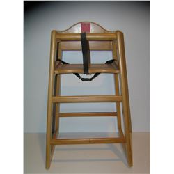High quality maple child's restaurant high chair