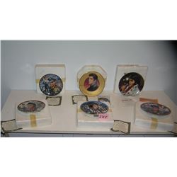 Collection of vintage Elvis Presley collector plates
