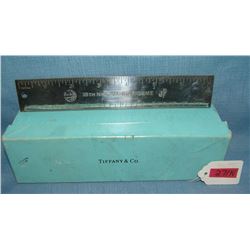 Tiffany silver NY Islanders presentation ruler