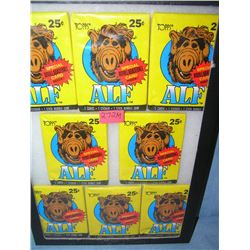 Group of vintage Alf unopened packs of collector cards