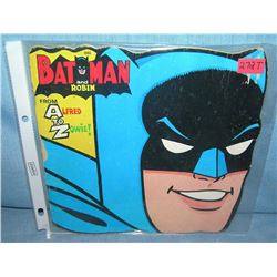 Vintage Batman and Robin pictural comic book
