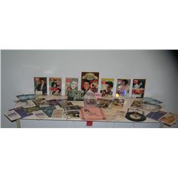 Collection of Elvis Presley collectibles and ephemera